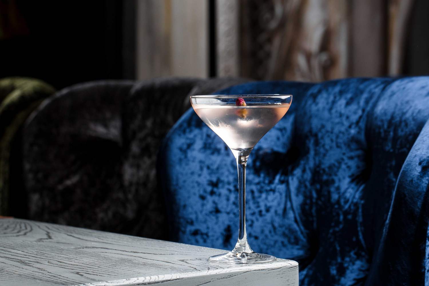 079 Blue Gin, serviert