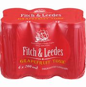 Fitch & Leedes – Grapefruit Tonic – Pack of 6 Cans – 200ml