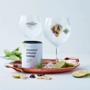 Tastelab - Secco Infusion Teabags, Fragrant Lime & Ginger Botanical Infusion Bags, Pack of 12 Bags