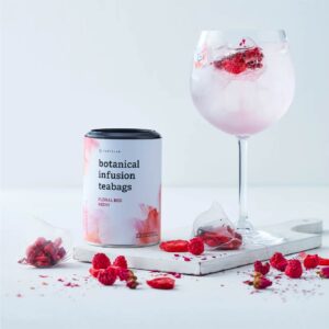 Tastelab - Secco Infusion Teabags, Floral Red Berry Infusion Bags, Pack of 12 Bags