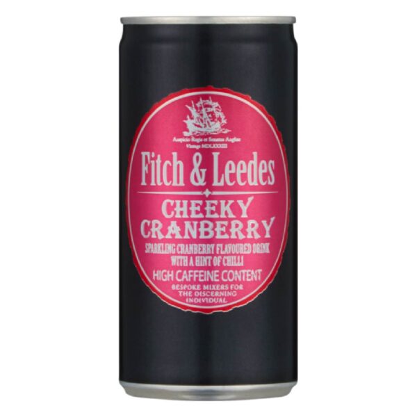 Fitch & Leedes - Cheeky Cranberry, Pack of 6 cans, 200ml